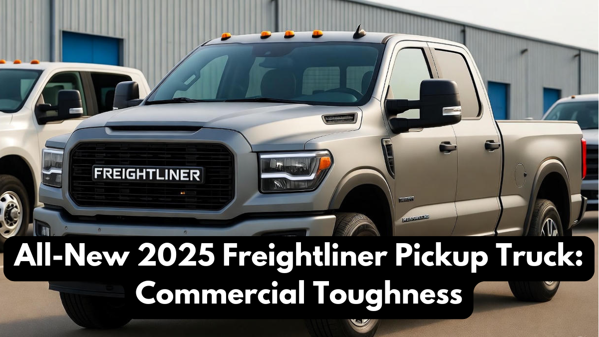 All-New 2025 Freightliner Pickup Truck: Commercial Toughness