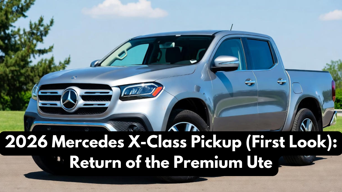 2026 Mercedes X-Class Pickup (First Look): Return of the Premium Ute
