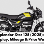 Hero Splendor Xtec 125 (2025): Digital Display, Mileage & Price Watch