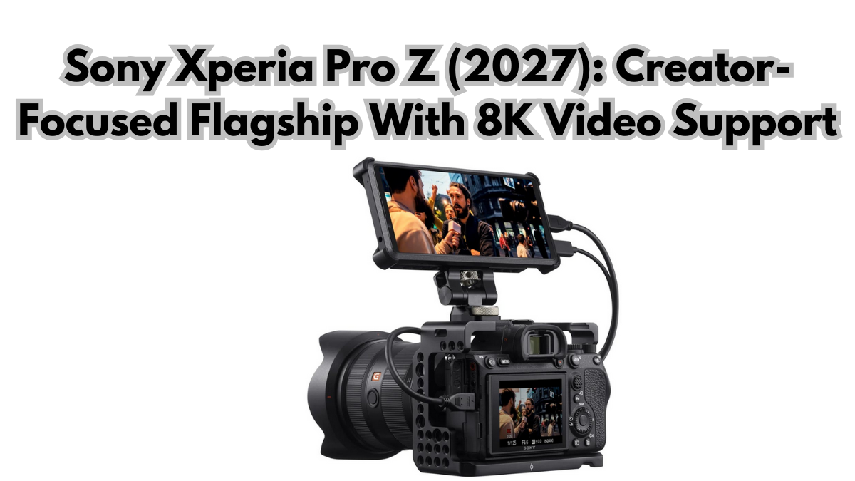 Sony Xperia Pro Z (2027): Creator-Focused Flagship With 8K Video Support