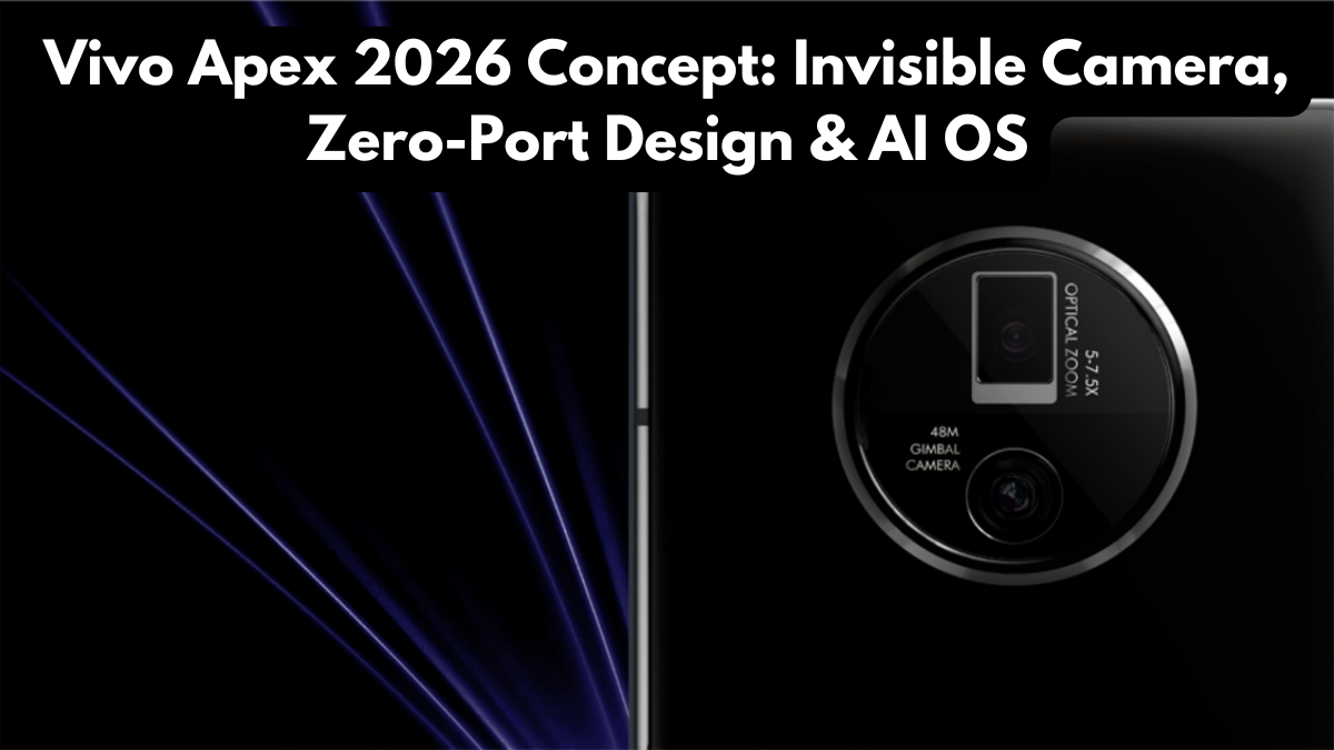 Vivo Apex 2026 Concept: Invisible Camera, Zero-Port Design & AI OS