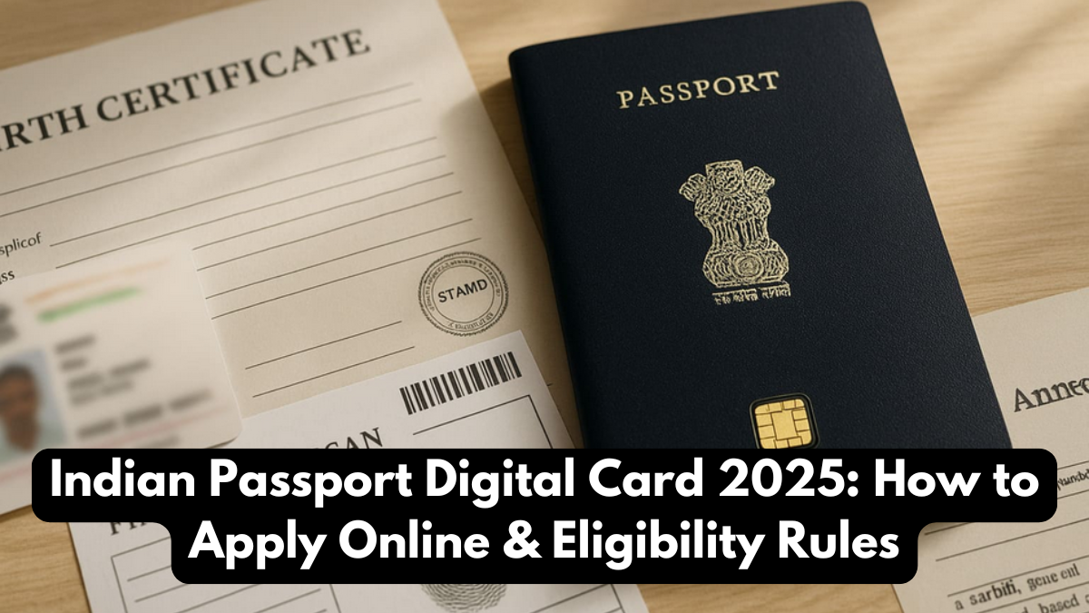 Indian Passport Digital Card 2025: How to Apply Online & Eligibility Rules