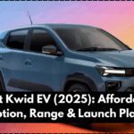 Renault Kwid EV (2025): Affordable EV Option, Range & Launch Plans