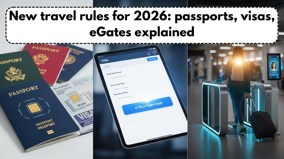 New travel rules for 2026: passports, visas, eGates explained