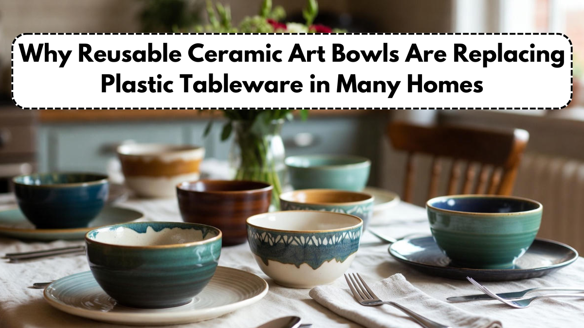 Why Reusable Ceramic Art Bowls Are Replacing Plastic Tableware in Many Homes