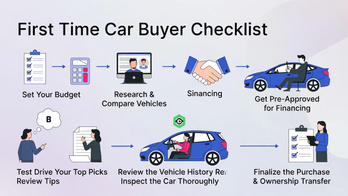 First-time car buyer checklist every new buyer needs
