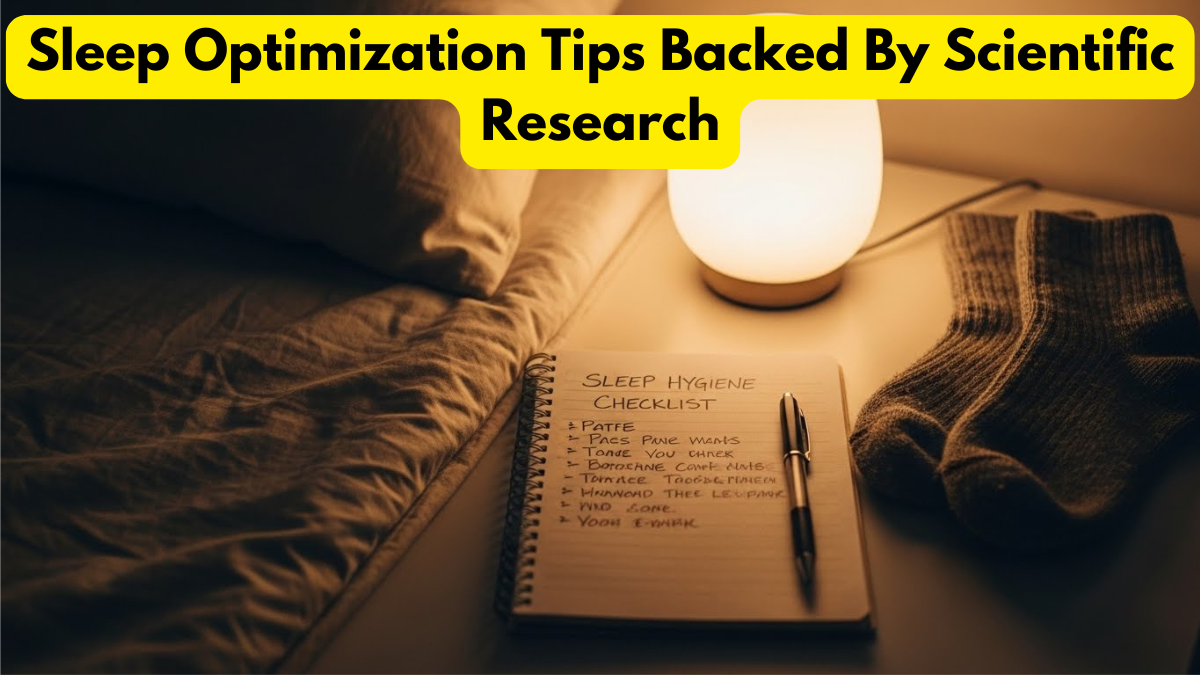 Sleep Optimization Tips Backed By Scientific Research