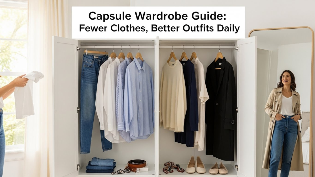 Capsule Wardrobe Guide: Fewer Clothes, Better Outfits Daily Today