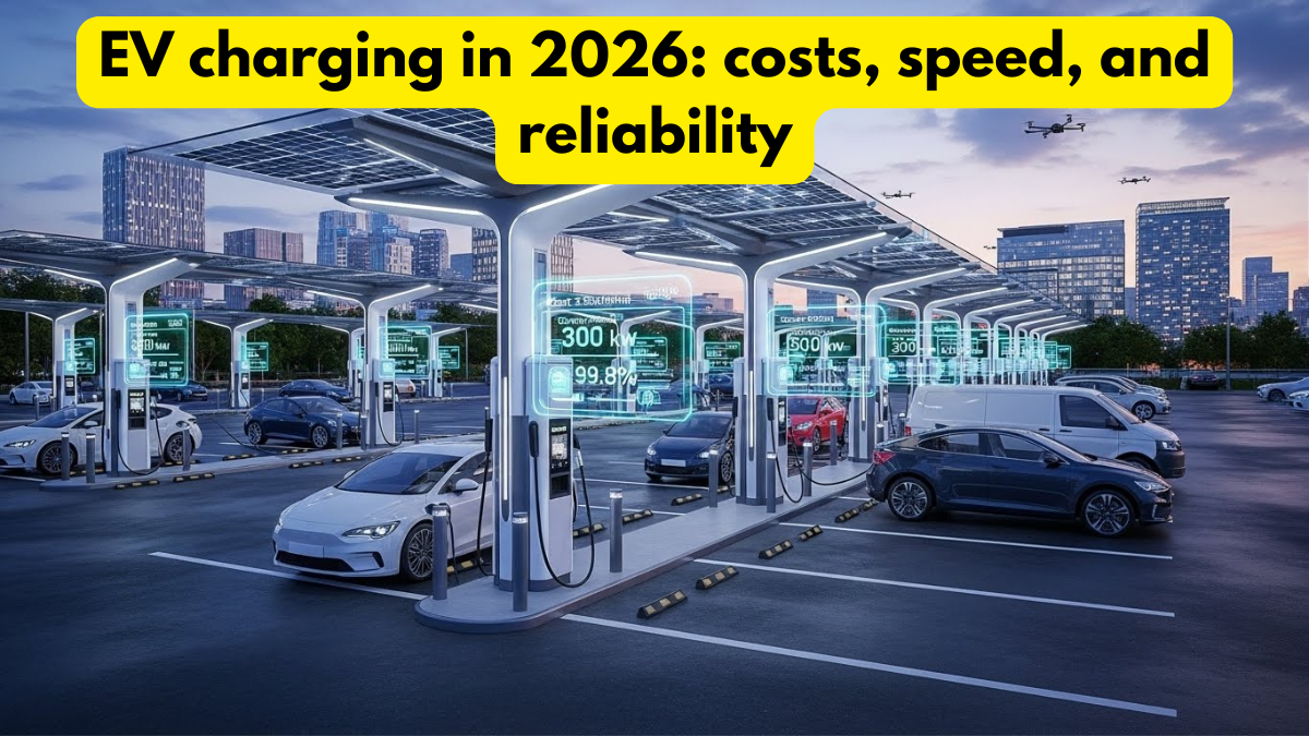 EV charging in 2026: costs, speed, and reliability