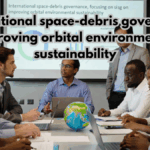 International space-debris governance improving orbital environmental sustainability