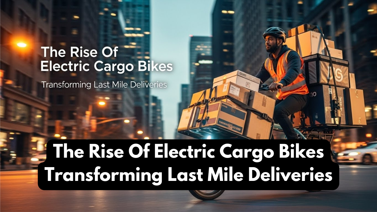 The Rise Of Electric Cargo Bikes Transforming Last Mile Deliveries