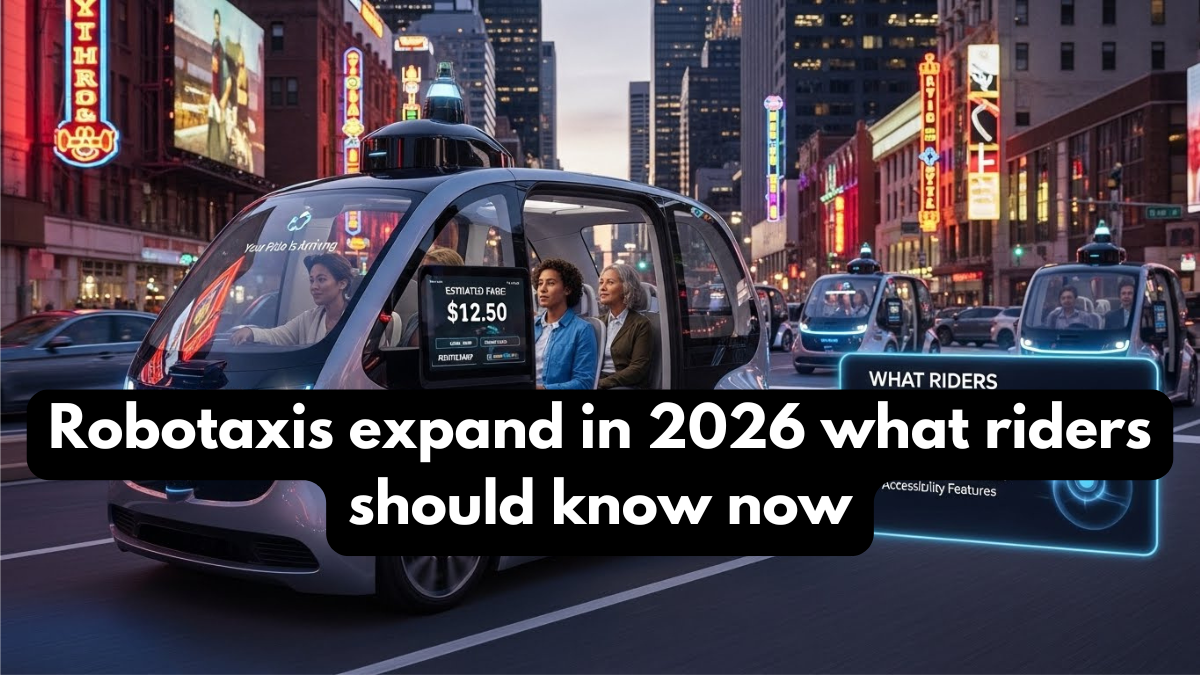 Robotaxis Expand In 2026 What Riders Should Know Now