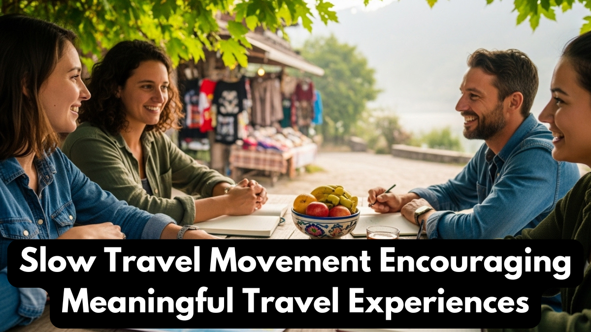 Slow Travel Movement Encouraging Meaningful Travel Experiences