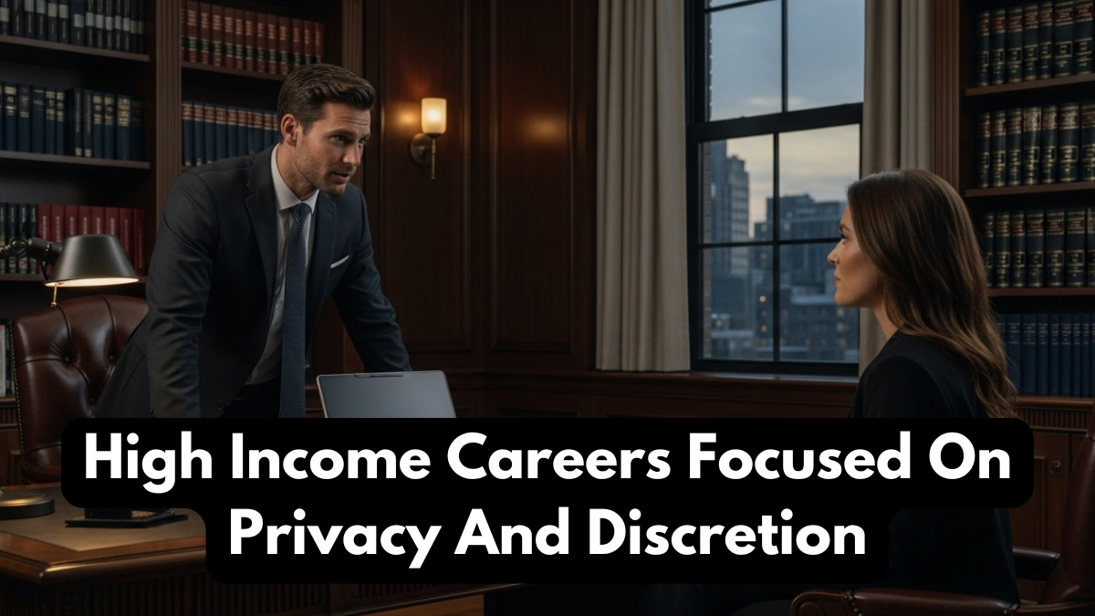 High Income Careers Focused On Privacy And Discretion