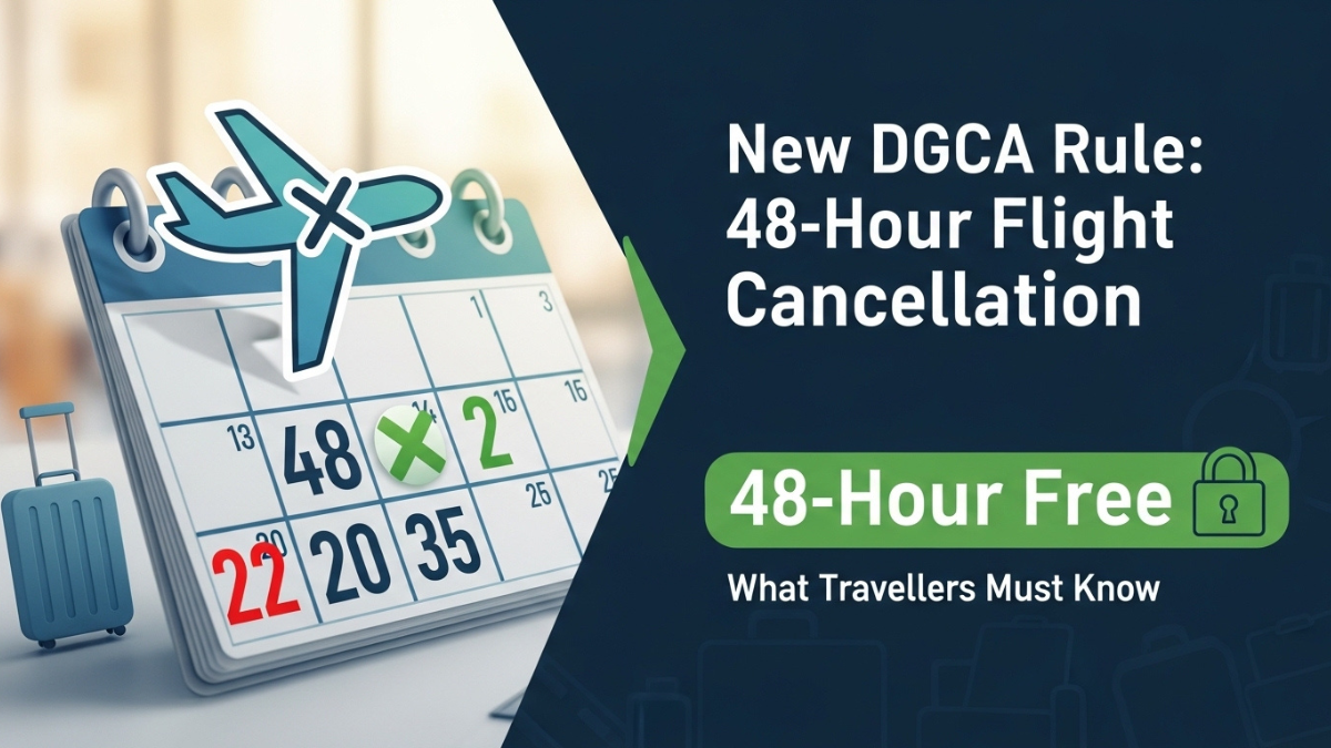 New DGCA Rule: 48-Hour Free Flight Cancellation — What Travellers Must Know