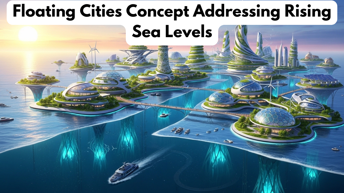 Floating Cities Concept Addressing Rising Sea Levels