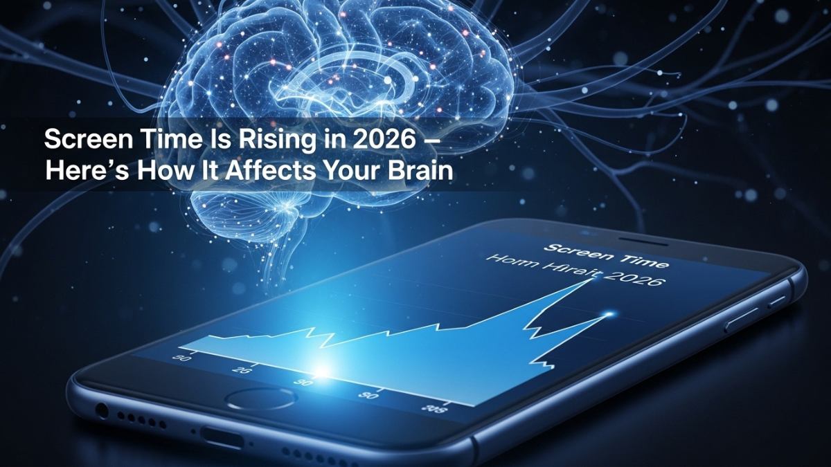 Screen Time Is Rising in 2026 – Here’s How It Affects Your Brain