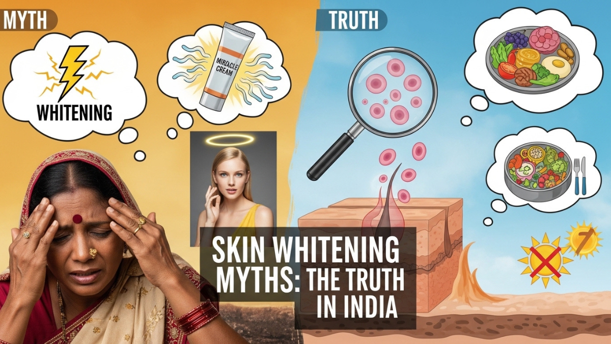 Skin Whitening Myths India Explained